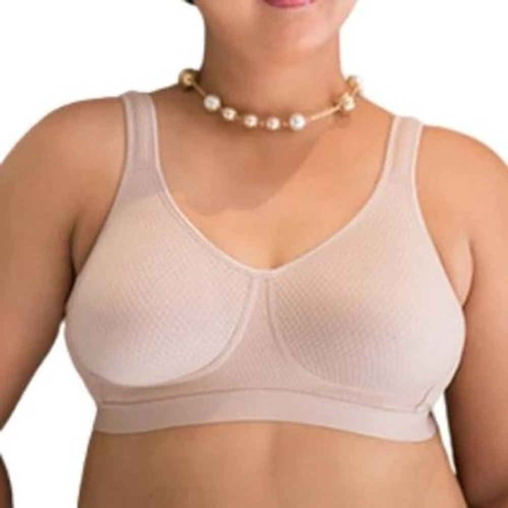 ABC Massage Bra Signature Collection Beige 525 US 40D Mastectomy Post-Surgical